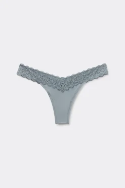 Tanga Style AnnÉes 80 en Dentelle et Microfibre