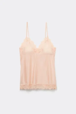 Top en microfibre et dentelle SELF LOVE