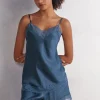 Top en soie et dentelle