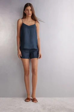 Top en toile de lin