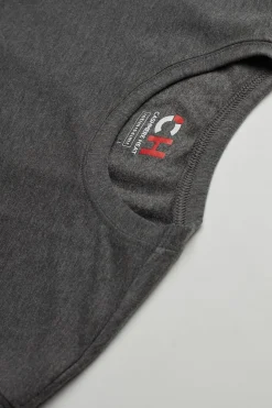 T-Shirt à Manches Courtes en Modal Cachemire