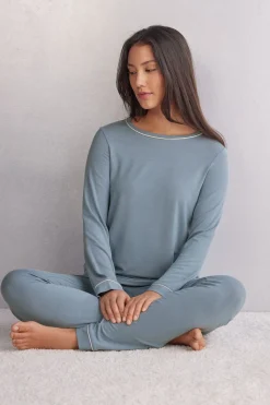 T-shirt à manches longues en modal