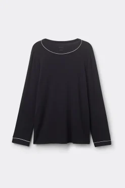 T-shirt à manches longues en modal