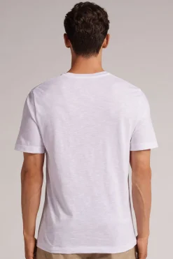 T-shirt en coton flammÉ