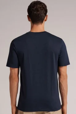 T-shirt en coton flammÉ