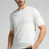 T-shirt en maille de coton flammÉ