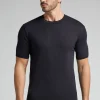 T-shirt en maille de coton flammÉ