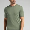 T-shirt en maille de coton flammÉ