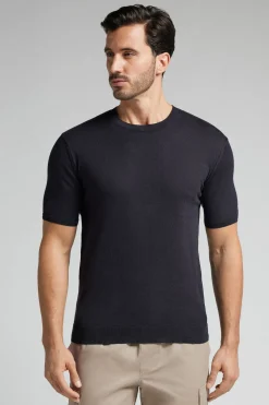 T-shirt en maille de coton flammÉ