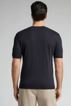 T-shirt en maille de coton flammÉ