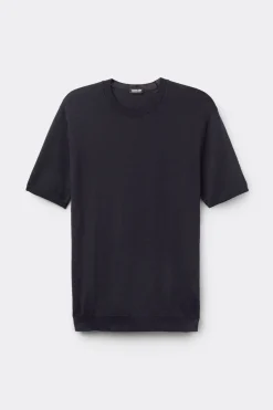 T-shirt en maille de coton flammÉ