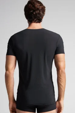 T-Shirt en Micro-RÉsille Sans Ourlet