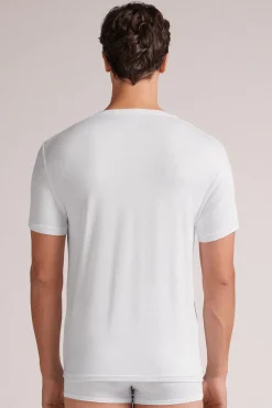 T-shirt en modal et soie