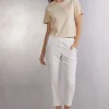 T-shirt manches courtes boxy en coton