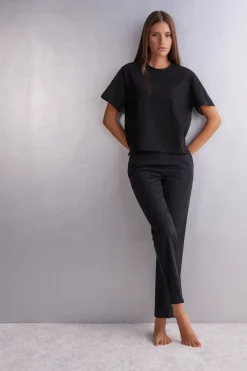 T-shirt manches courtes boxy en coton