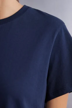 T-shirt manches courtes boxy en coton