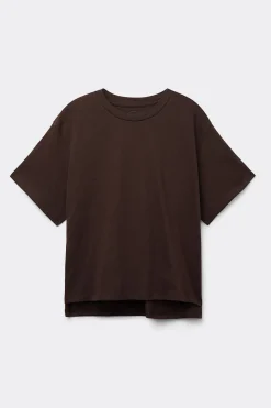 T-shirt manches courtes boxy en coton