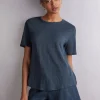 T-shirt manches courtes en lin