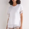 T-shirt manches courtes en coton SOPHISTICATED ALLURE
