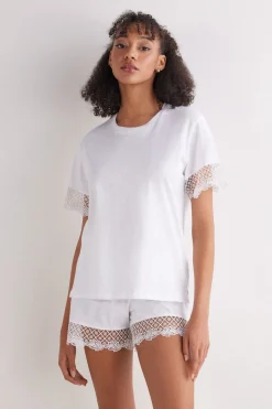 T-shirt manches courtes en coton SOPHISTICATED ALLURE