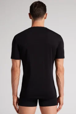 T-Shirt Manches Courtes en Laine MÉrino Élastique