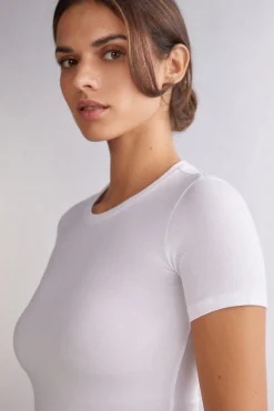 T-shirt manches courtes en coton Superior ÉlasticisÉ