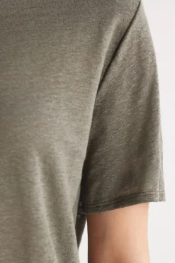 T-shirt manches courtes en lin