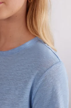 T-shirt manches courtes en lin