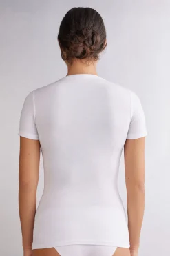 T-shirt manches courtes en coton Superior ÉlasticisÉ