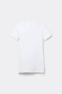 T-shirt manches courtes en coton Superior ÉlasticisÉ