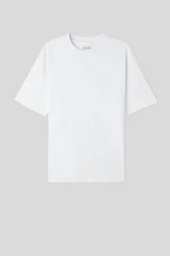 T-shirt manches courtes oversize en coton interlock