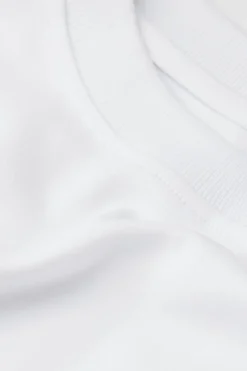 T-shirt manches courtes oversize en coton interlock