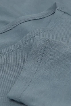 T-shirt manches longues à col bateau en micromodal