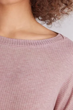T-shirt manches longues avec col bateau en modal CHIC COMFORT