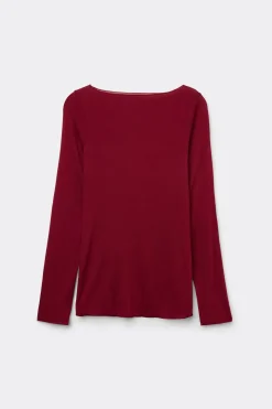 T-shirt manches longues avec cachemire ultralÉger