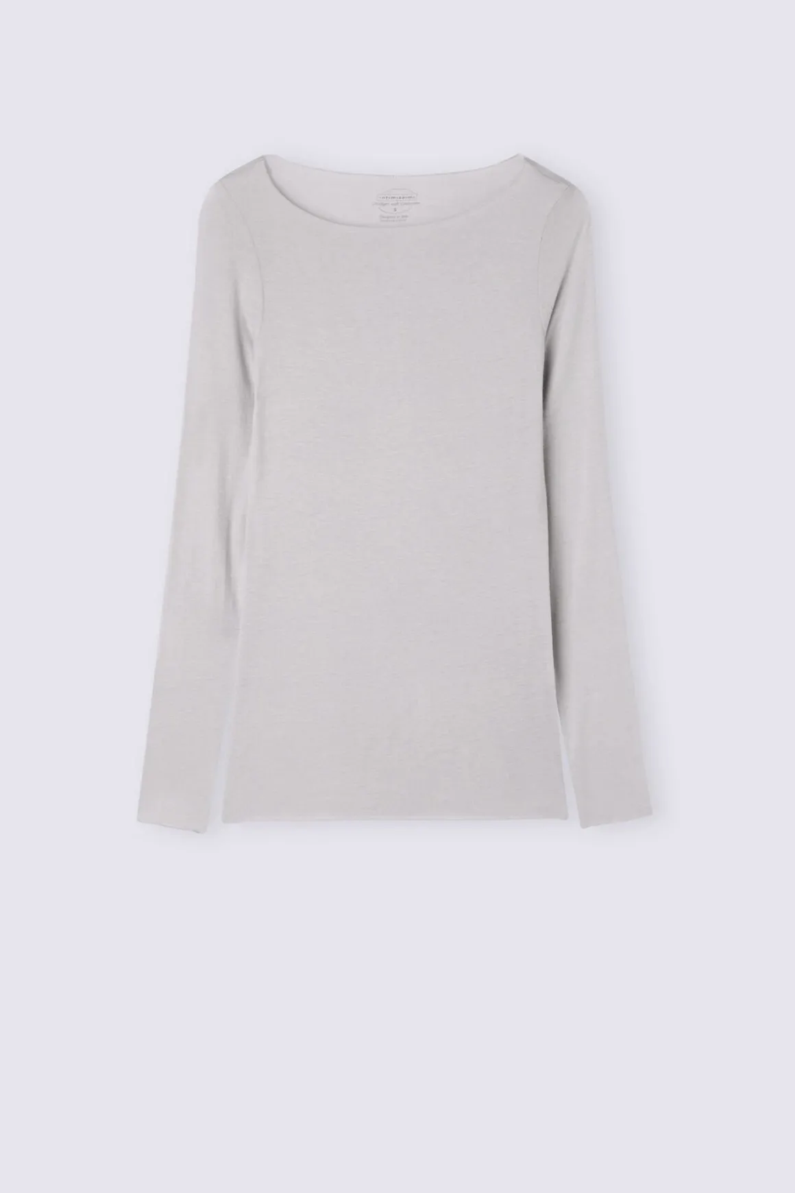 T-shirt manches longues avec cachemire ultralÉger