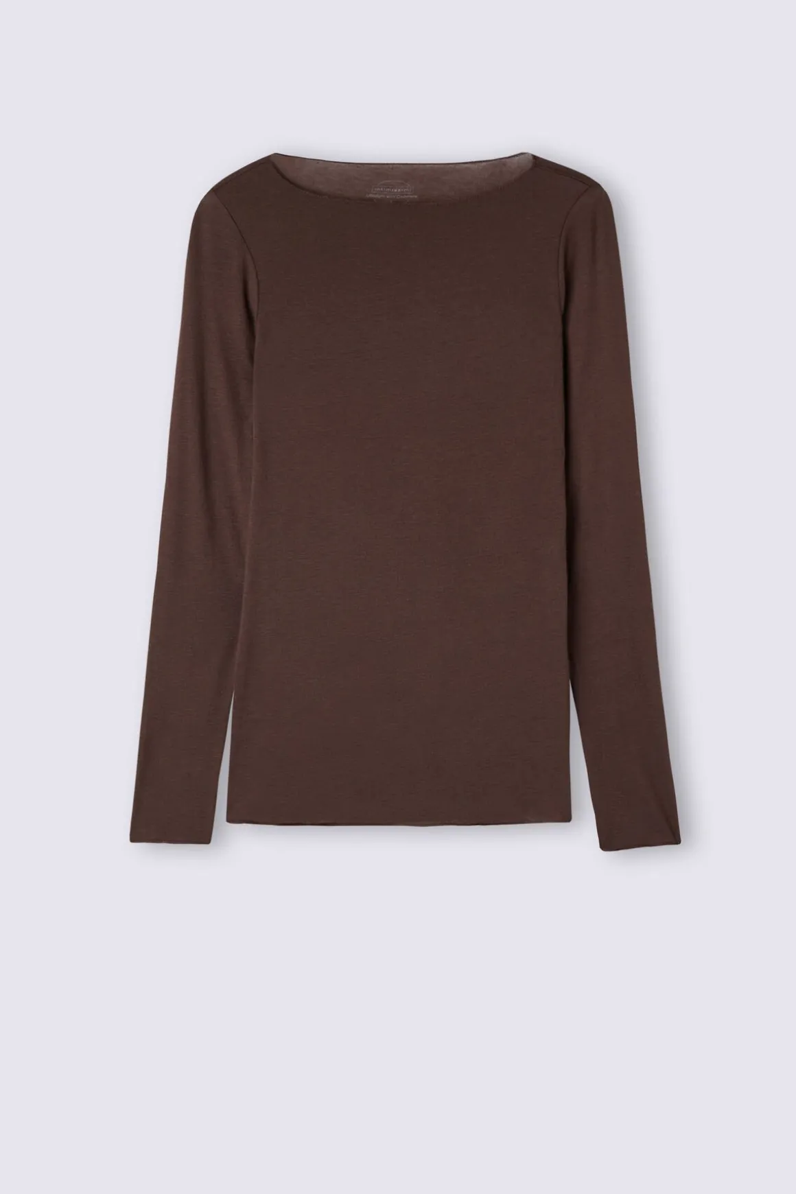 T-shirt manches longues avec cachemire ultralÉger
