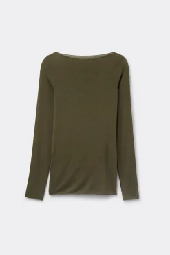 T-shirt manches longues avec cachemire ultralÉger