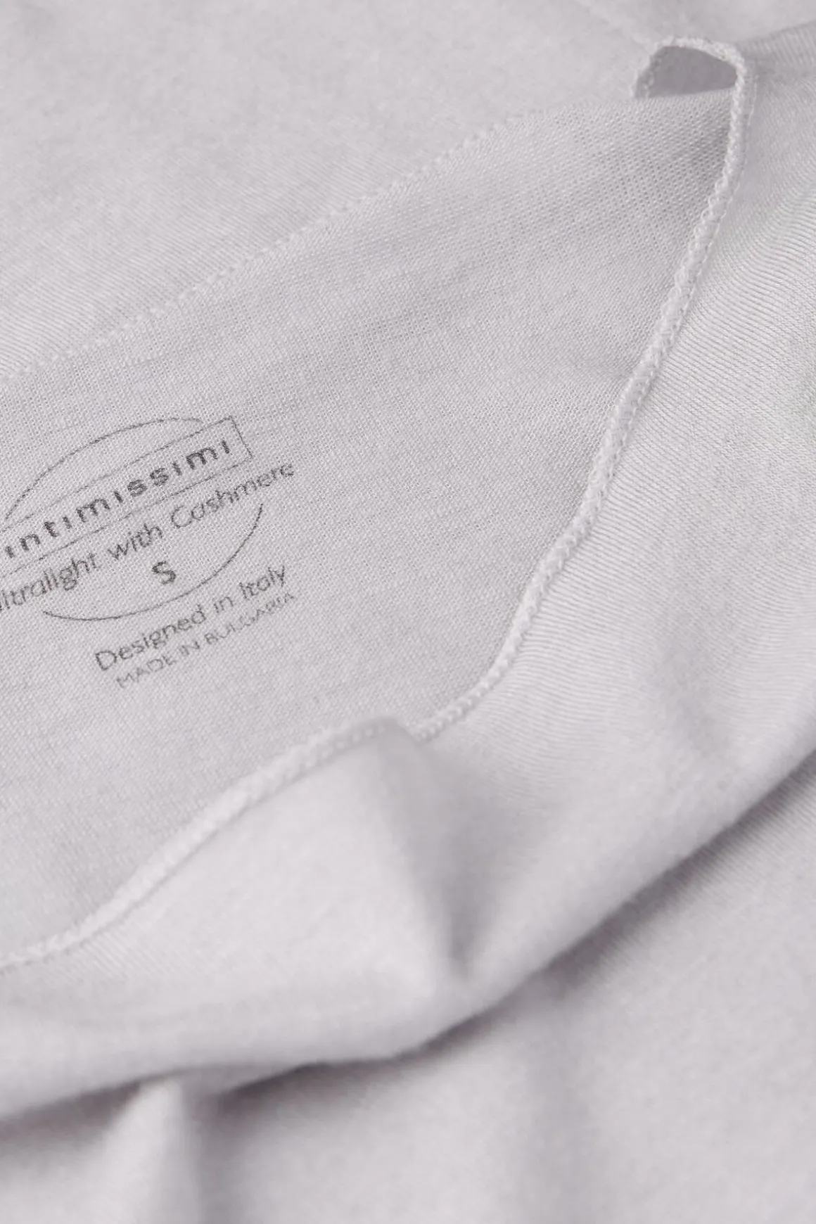T-shirt manches longues avec cachemire ultralÉger