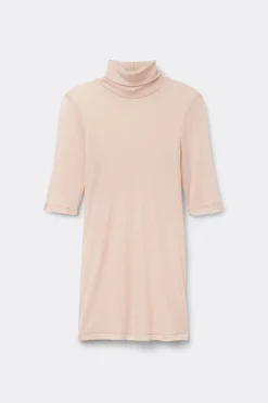 T-shirt manches longues cachemire lÉger côtelÉ