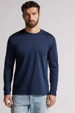 T-shirt manches longues en coton Premium mercerisÉ