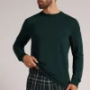 T-shirt manches longues en molleton de modal