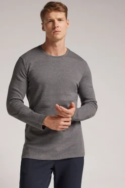 T-shirt manches longues en coton Épais