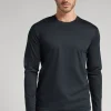 T-shirt manches longues en coton Premium mercerisÉ