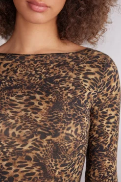 T-shirt manches longues en modal Ultralight con Cashmere ALWAYS GLAMOROUS