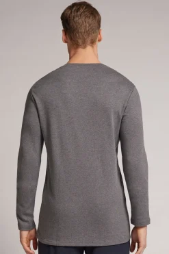 T-shirt manches longues en coton Épais