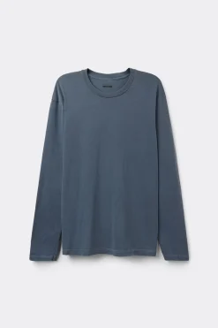 T-shirt manches longues en coton Washed Collection