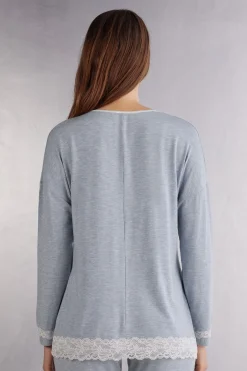 T-Shirt manches longues en modal