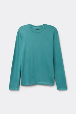 T-shirt manches longues en coton Washed Collection