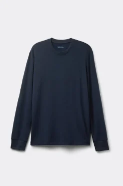 T-shirt manches longues en molleton de modal